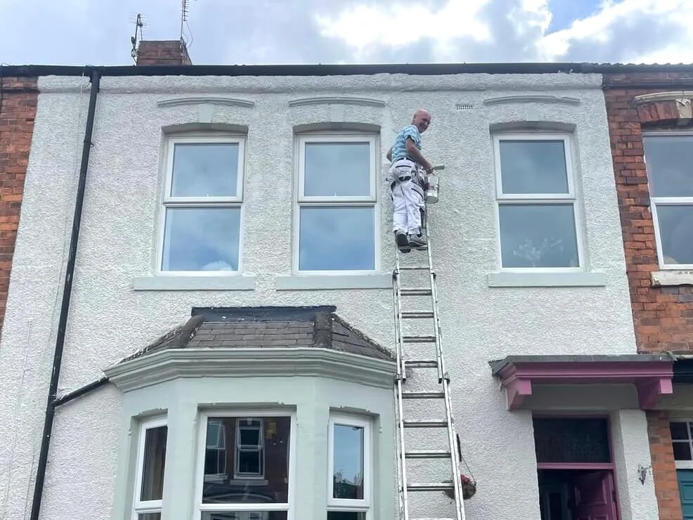 expert painter exterior house render newcastle tulip decor