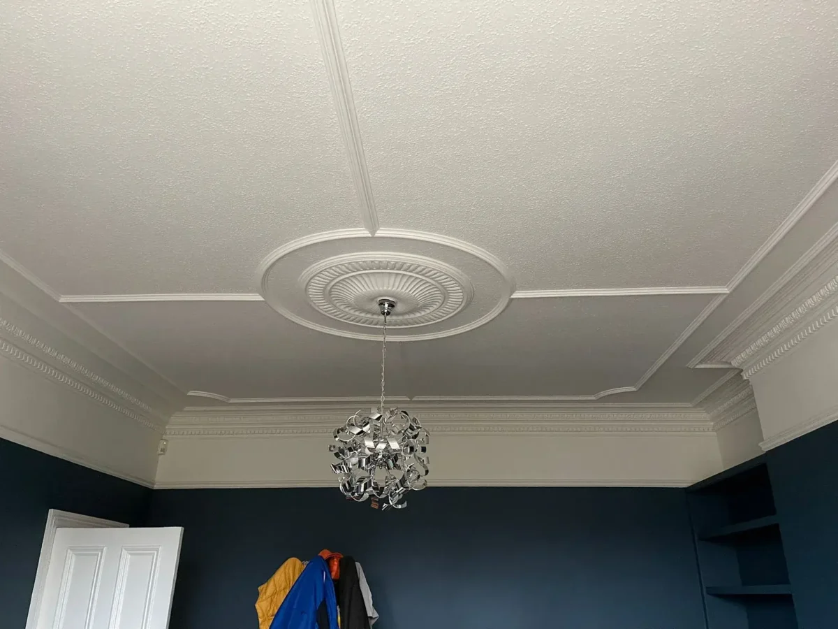 living room ceiling decorative coving painted newcastle tulip decor