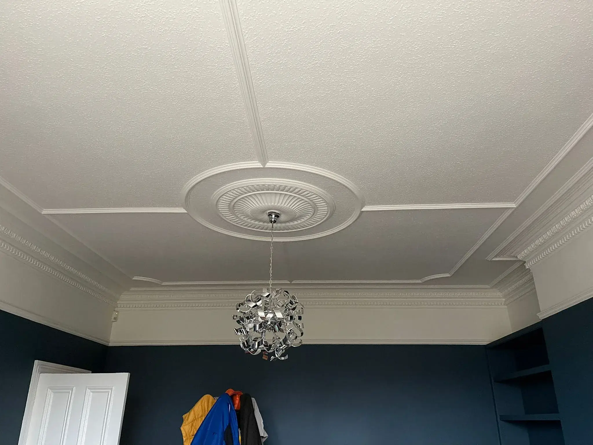 living room ceiling decorative coving painted newcastle tulip decor
