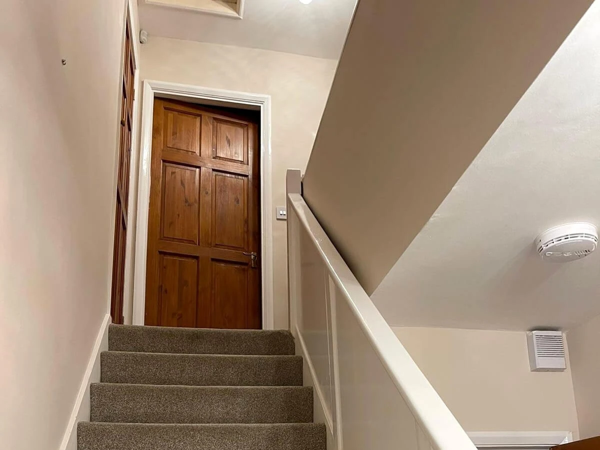 staircase painted after newcastle tulip decor